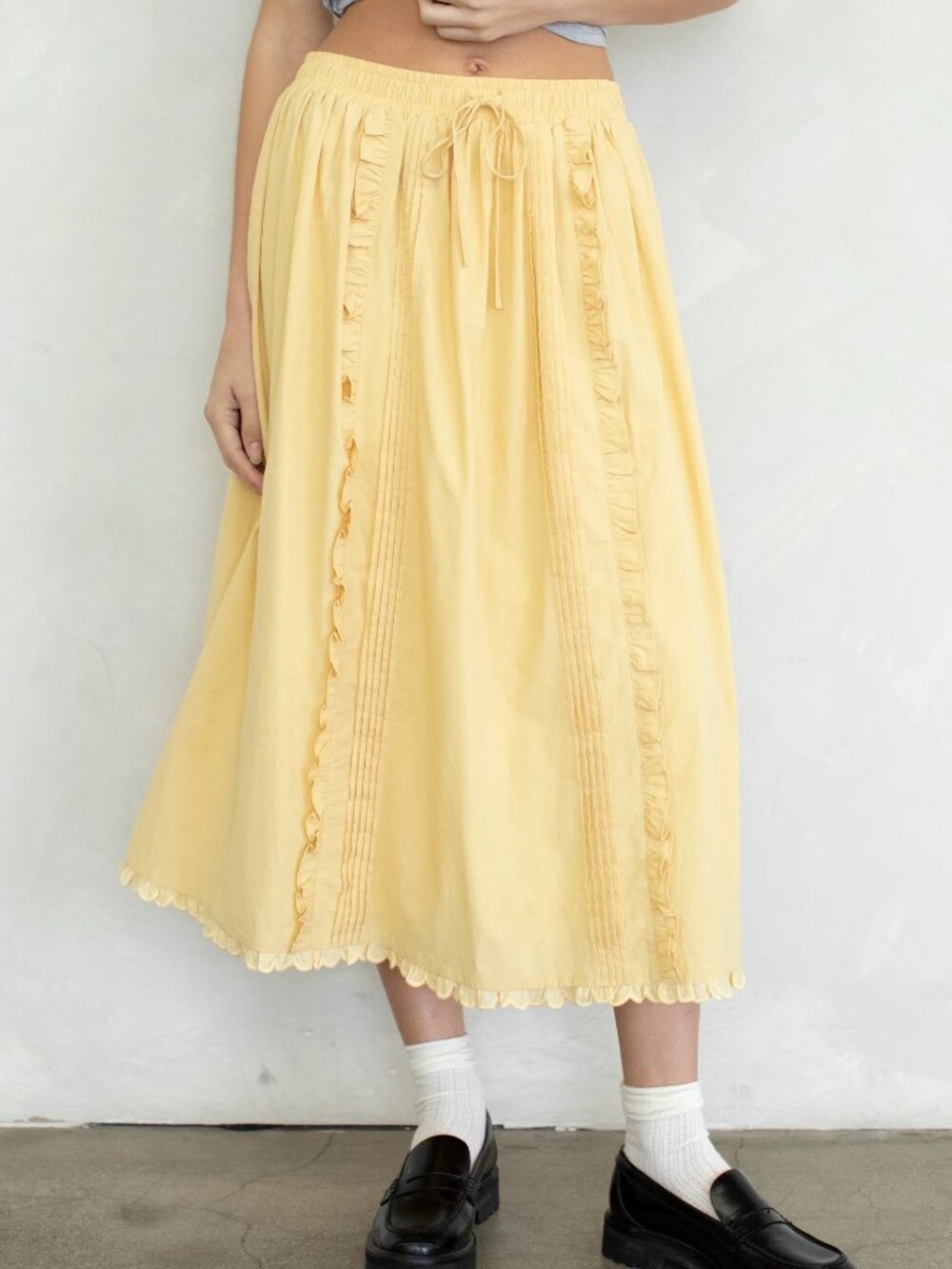 The Things Between Giselle Skirt in yellow